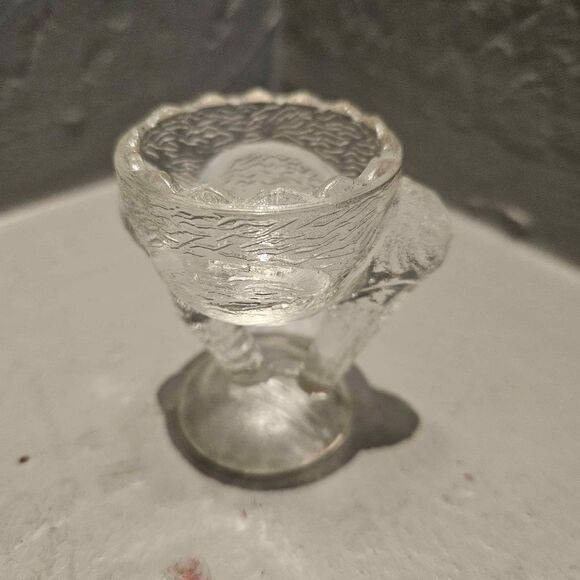 3 Glass Egg Cups - Picture 2 of 4